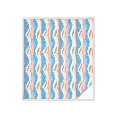 Selvklæbende vinduesfolie Bølget rytme