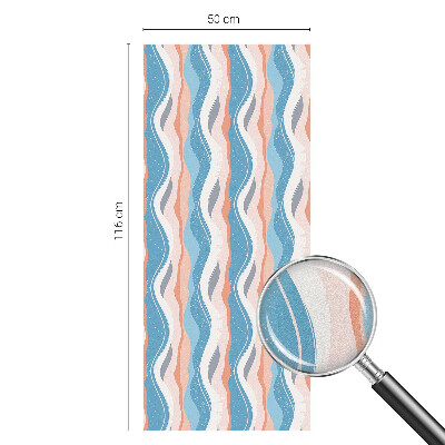 Selvklæbende vinduesfolie Bølget rytme