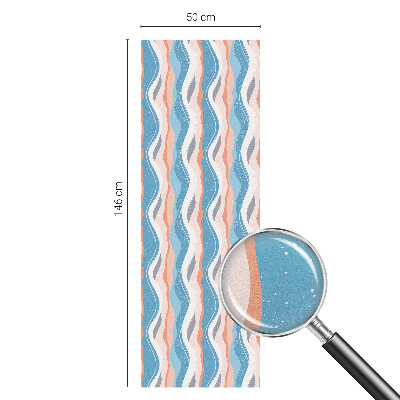 Selvklæbende vinduesfolie Bølget rytme