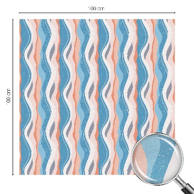 Selvklæbende vinduesfolie Bølget rytme