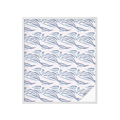 Dekorationsfolie til vindue mod indkig Zebramønster