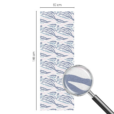 Dekorationsfolie til vindue mod indkig Zebramønster