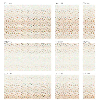 Vinduesfolie med mønster til afskærmning Pilmønster