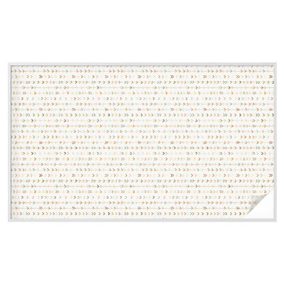 Vinduesfolie med mønster til afskærmning Pilmønster