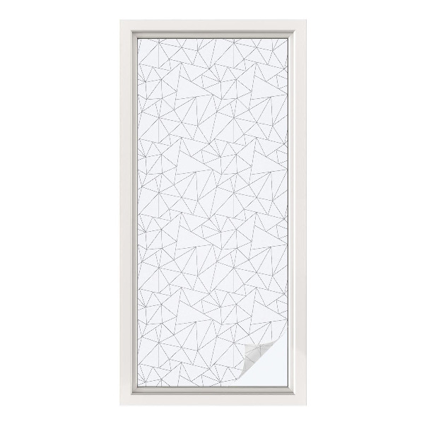 Selvklæbende vinduesfolie Geometriske mønstre