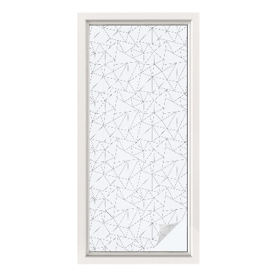 Selvklæbende vinduesfolie Geometriske mønstre