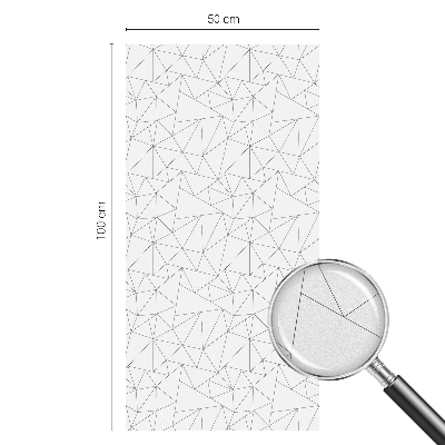 Selvklæbende vinduesfolie Geometriske mønstre