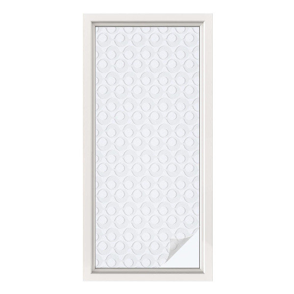 Vinduesfolie med mønster til afskærmning Geometriske former