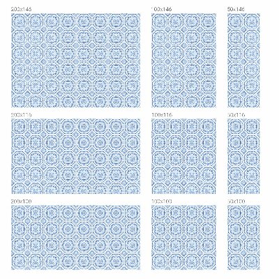 Vinduesfolie mod indkig med glasmaleri Blomsterornamenter