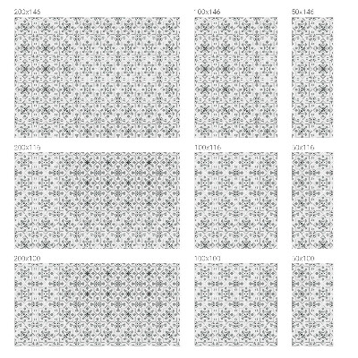 Selvklæbende vinduesfolie Symmetriske ornamenter