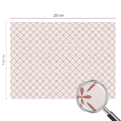 Selvklæbende vinduesfolie Blomstermønstre