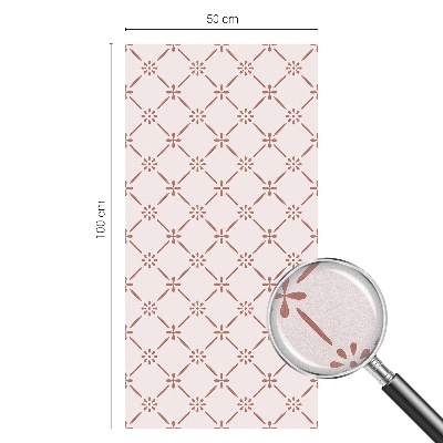 Selvklæbende vinduesfolie Blomstermønstre