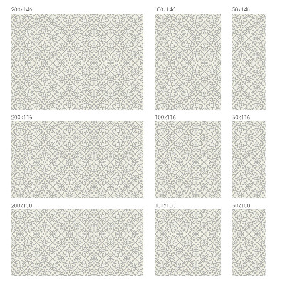 Dekorationsfolie til vindue mod indkig Blomsterrosetter