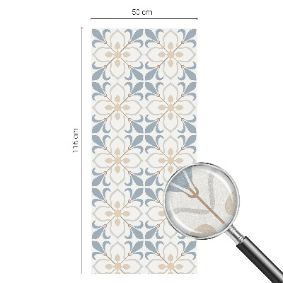 Vinduesfolie mod indkig med glasmaleri Blomsterskønhed