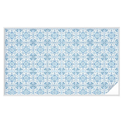 Selvklæbende vinduesfolie Blomsterornamenter