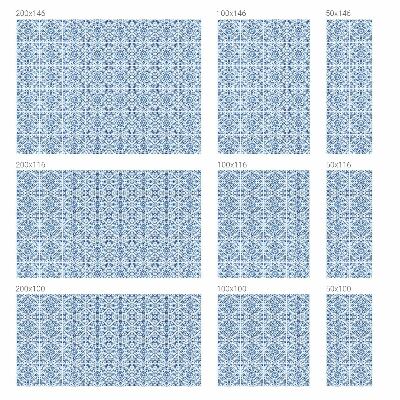 Vinduesfolie med mønster til afskærmning Blomsterornament