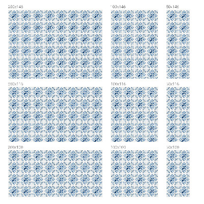 Mælkehvid vinduesfolie med motiv Klassisk elegance