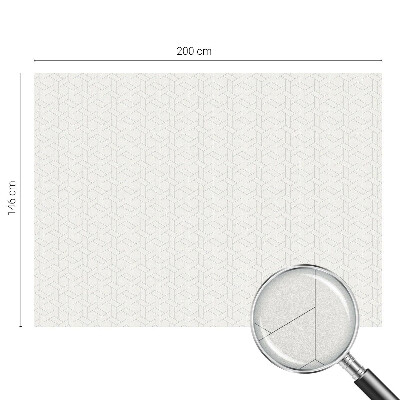 Vinduesfolie med mønster til afskærmning Geometrisk fletning