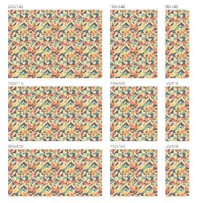 Vinduesfolie mod indkig med glasmaleri Geometriens energi