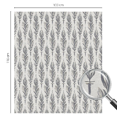 Selvklæbende vinduesfolie Elegante fjer