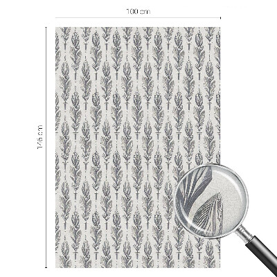 Selvklæbende vinduesfolie Elegante fjer