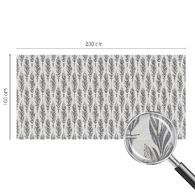 Selvklæbende vinduesfolie Elegante fjer