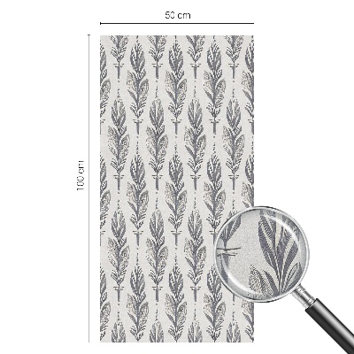 Selvklæbende vinduesfolie Elegante fjer