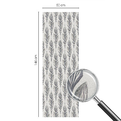 Selvklæbende vinduesfolie Elegante fjer