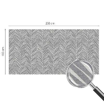 Dekorationsfolie til vindue mod indkig Zigzag-mønster