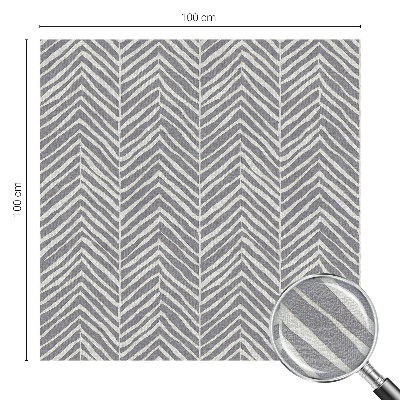 Dekorationsfolie til vindue mod indkig Zigzag-mønster