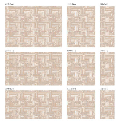 Mælkehvid vinduesfolie med motiv Geometrisk mønster
