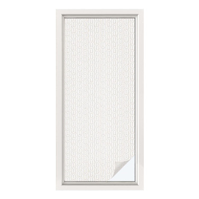 Vinduesfolie mod indkig med glasmaleri Delikat sløjfe