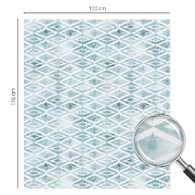 Selvklæbende vinduesfolie Blå romber