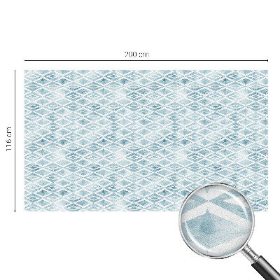 Selvklæbende vinduesfolie Blå romber