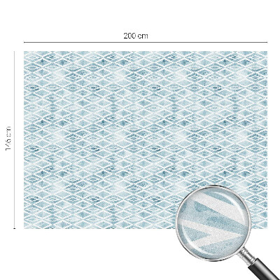 Selvklæbende vinduesfolie Blå romber