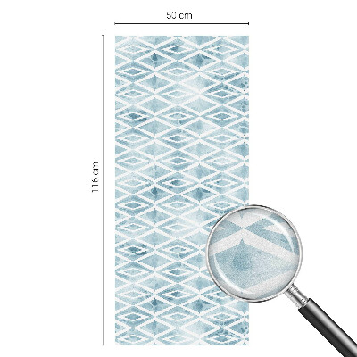 Selvklæbende vinduesfolie Blå romber