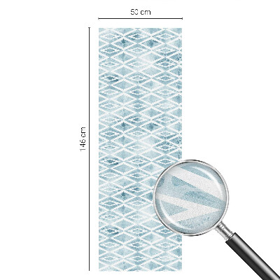 Selvklæbende vinduesfolie Blå romber