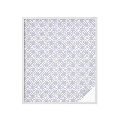 Vinduesfolie med mønster til afskærmning Lilla symmetri