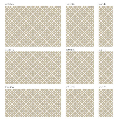 Mælkehvid vinduesfolie med motiv Geometriske blade