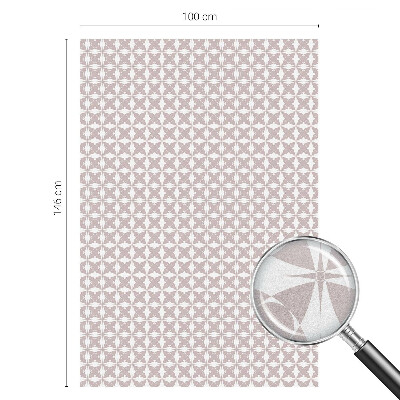 Dekorationsfolie til vindue mod indkig Harmoniens geometri