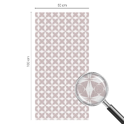 Dekorationsfolie til vindue mod indkig Harmoniens geometri