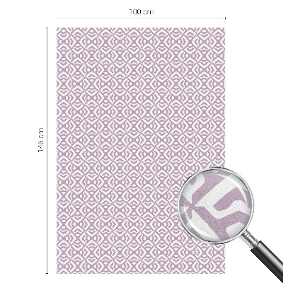 Selvklæbende vinduesfolie Lilla former