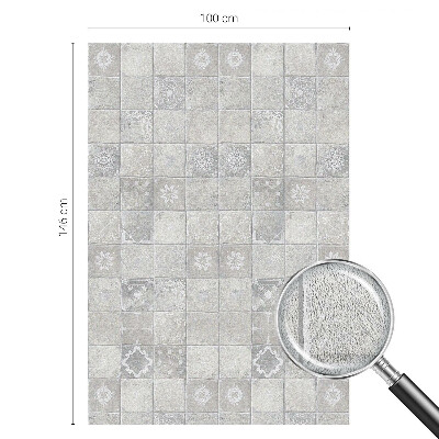 Mælkehvid vinduesfolie med motiv Dekorativ keramik