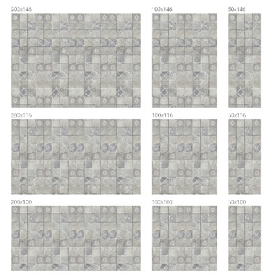 Mælkehvid vinduesfolie med motiv Dekorativ keramik