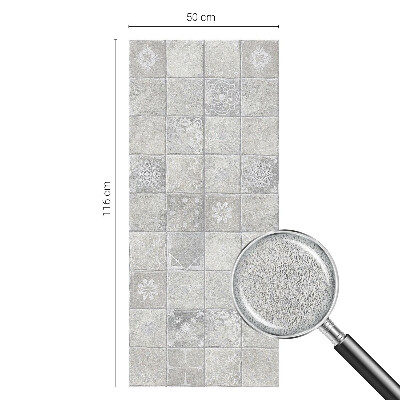 Mælkehvid vinduesfolie med motiv Dekorativ keramik