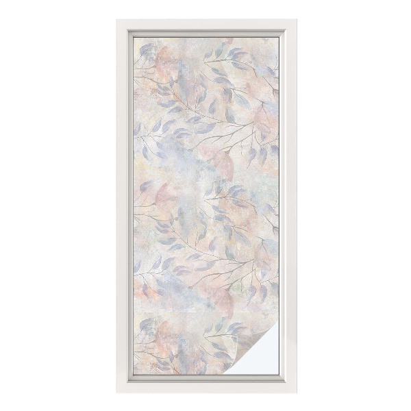 Vinduesfolie mod indkig med glasmaleri Ændring af effekt