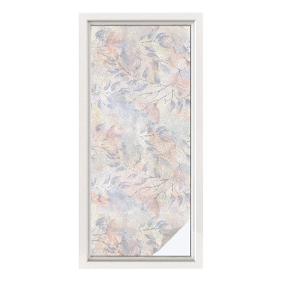 Vinduesfolie mod indkig med glasmaleri Ændring af effekt