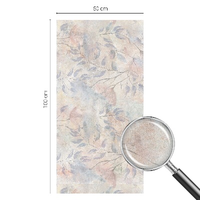 Vinduesfolie mod indkig med glasmaleri Ændring af effekt