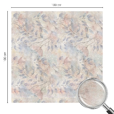 Vinduesfolie mod indkig med glasmaleri Ændring af effekt