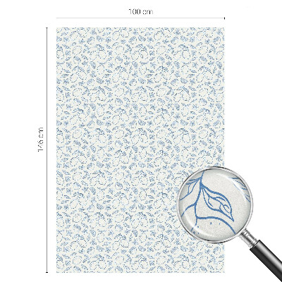 Vinduesfolie med mønster til afskærmning Citronmønster